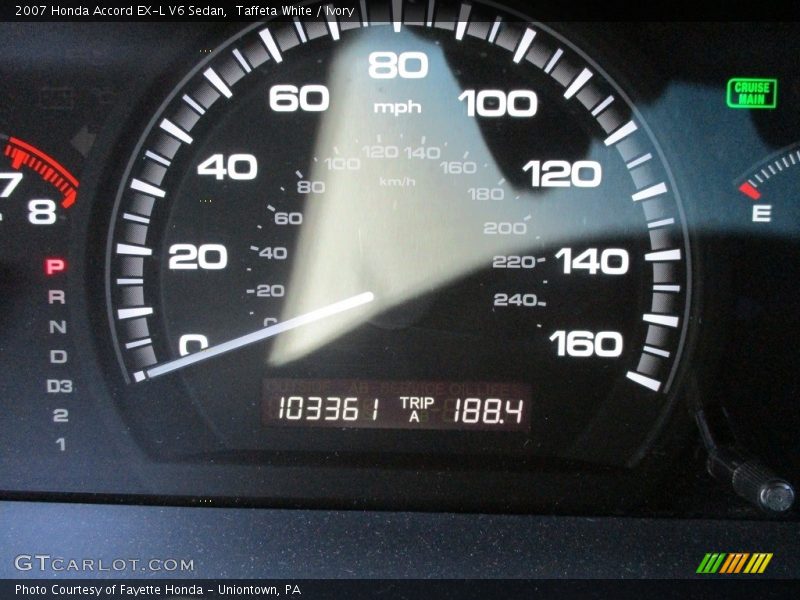 Taffeta White / Ivory 2007 Honda Accord EX-L V6 Sedan