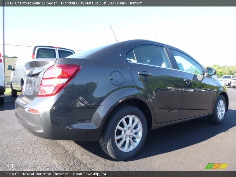 Nightfall Gray Metallic / Jet Black/Dark Titanium 2017 Chevrolet Sonic LT Sedan