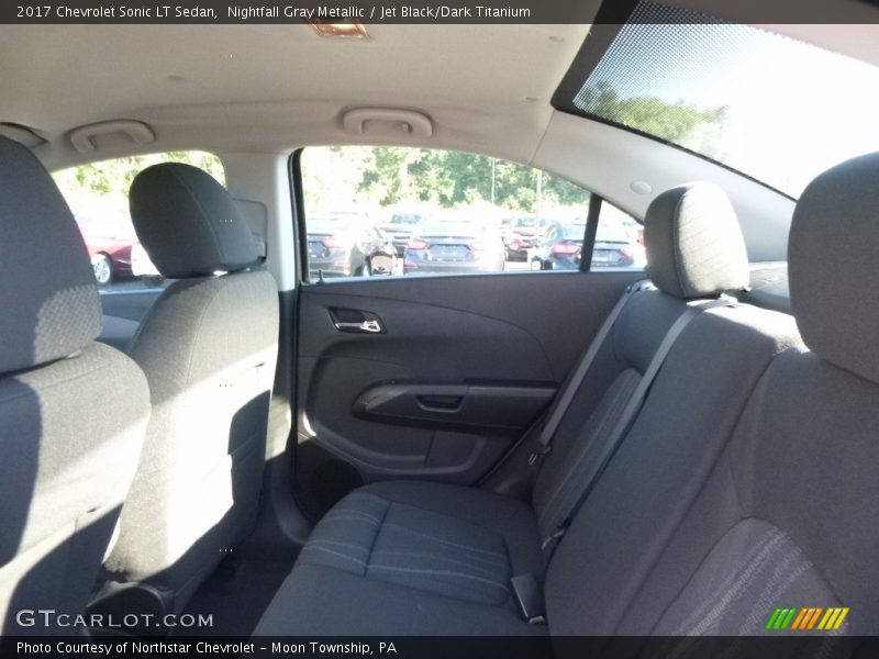 Nightfall Gray Metallic / Jet Black/Dark Titanium 2017 Chevrolet Sonic LT Sedan