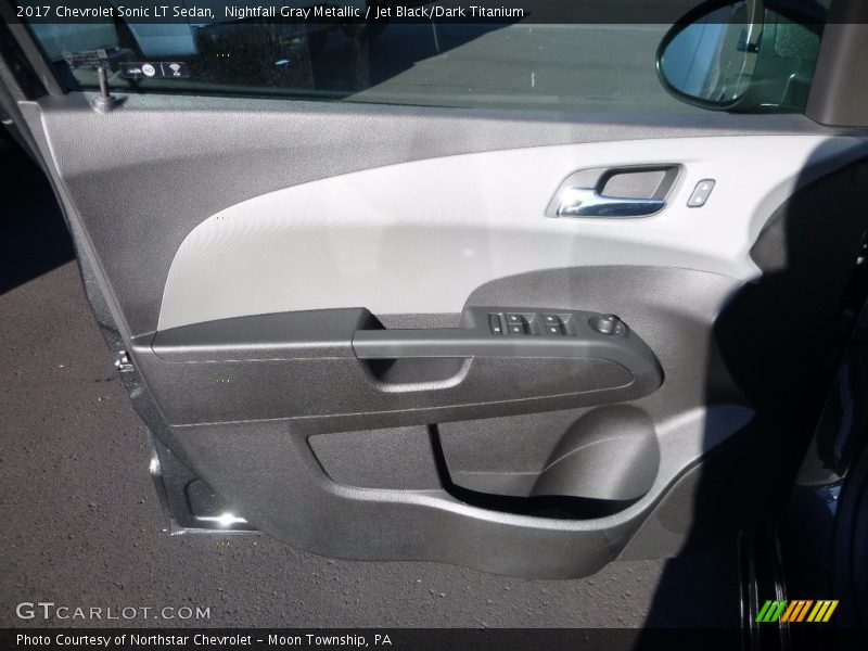Nightfall Gray Metallic / Jet Black/Dark Titanium 2017 Chevrolet Sonic LT Sedan