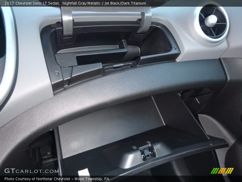 Nightfall Gray Metallic / Jet Black/Dark Titanium 2017 Chevrolet Sonic LT Sedan