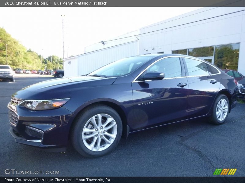 Blue Velvet Metallic / Jet Black 2016 Chevrolet Malibu LT