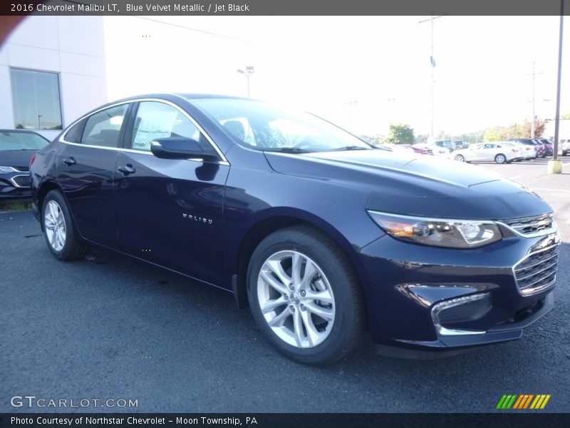 Blue Velvet Metallic / Jet Black 2016 Chevrolet Malibu LT
