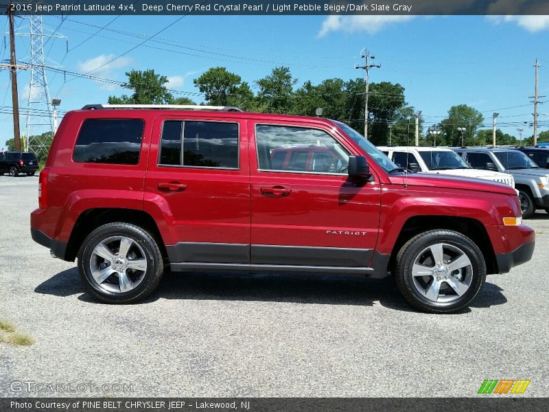 Deep Cherry Red Crystal Pearl / Light Pebble Beige/Dark Slate Gray 2016 Jeep Patriot Latitude 4x4