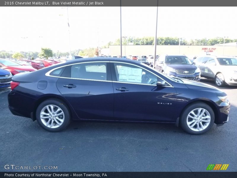 Blue Velvet Metallic / Jet Black 2016 Chevrolet Malibu LT