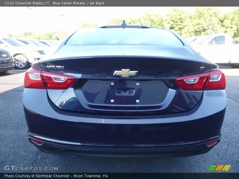 Blue Velvet Metallic / Jet Black 2016 Chevrolet Malibu LT