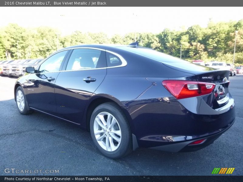 Blue Velvet Metallic / Jet Black 2016 Chevrolet Malibu LT