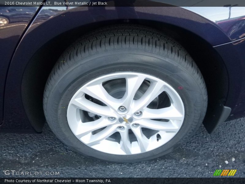 Blue Velvet Metallic / Jet Black 2016 Chevrolet Malibu LT