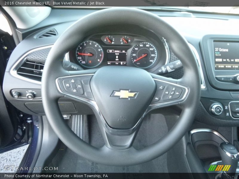 Blue Velvet Metallic / Jet Black 2016 Chevrolet Malibu LT