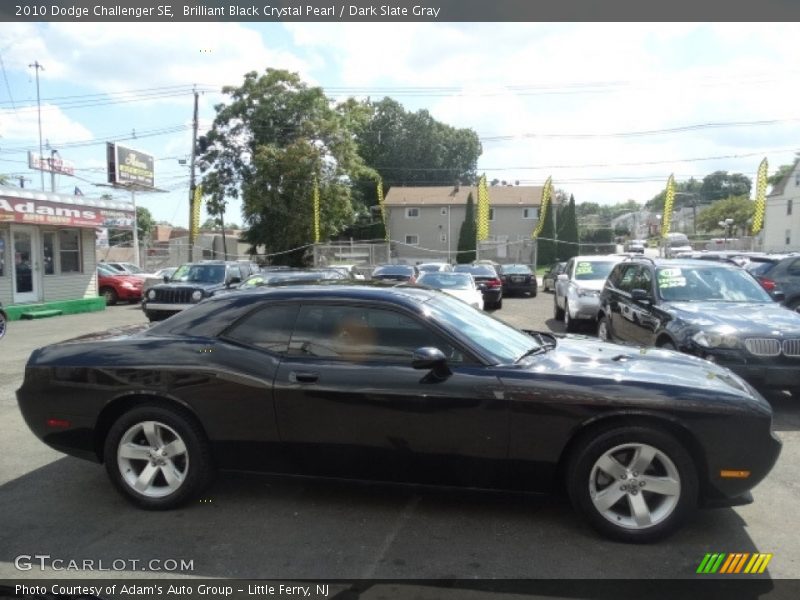 Brilliant Black Crystal Pearl / Dark Slate Gray 2010 Dodge Challenger SE