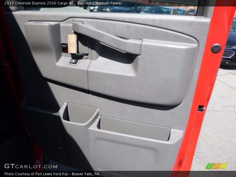 Red Hot / Medium Pewter 2017 Chevrolet Express 2500 Cargo WT
