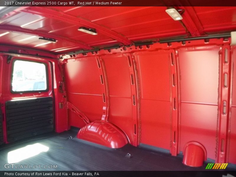 Red Hot / Medium Pewter 2017 Chevrolet Express 2500 Cargo WT