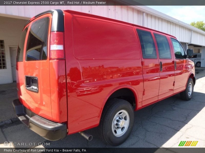 Red Hot / Medium Pewter 2017 Chevrolet Express 2500 Cargo WT