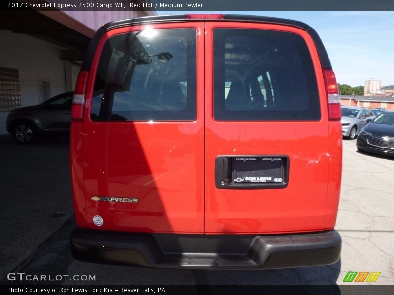 Red Hot / Medium Pewter 2017 Chevrolet Express 2500 Cargo WT