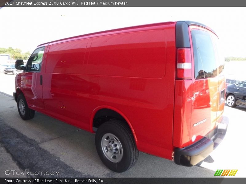 Red Hot / Medium Pewter 2017 Chevrolet Express 2500 Cargo WT