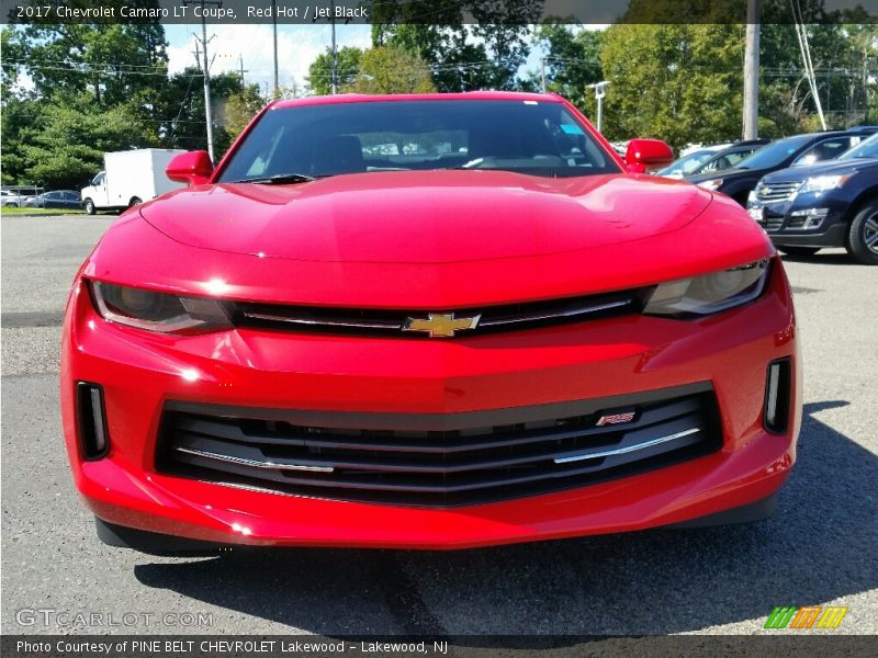 Red Hot / Jet Black 2017 Chevrolet Camaro LT Coupe