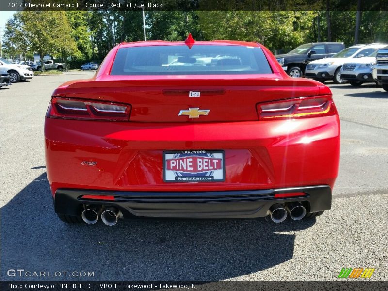 Red Hot / Jet Black 2017 Chevrolet Camaro LT Coupe