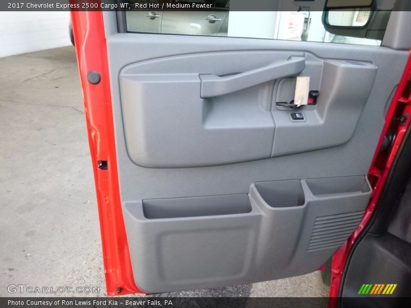 Red Hot / Medium Pewter 2017 Chevrolet Express 2500 Cargo WT