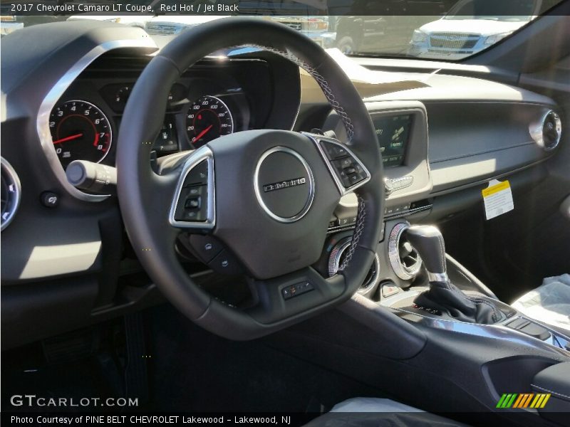 Red Hot / Jet Black 2017 Chevrolet Camaro LT Coupe