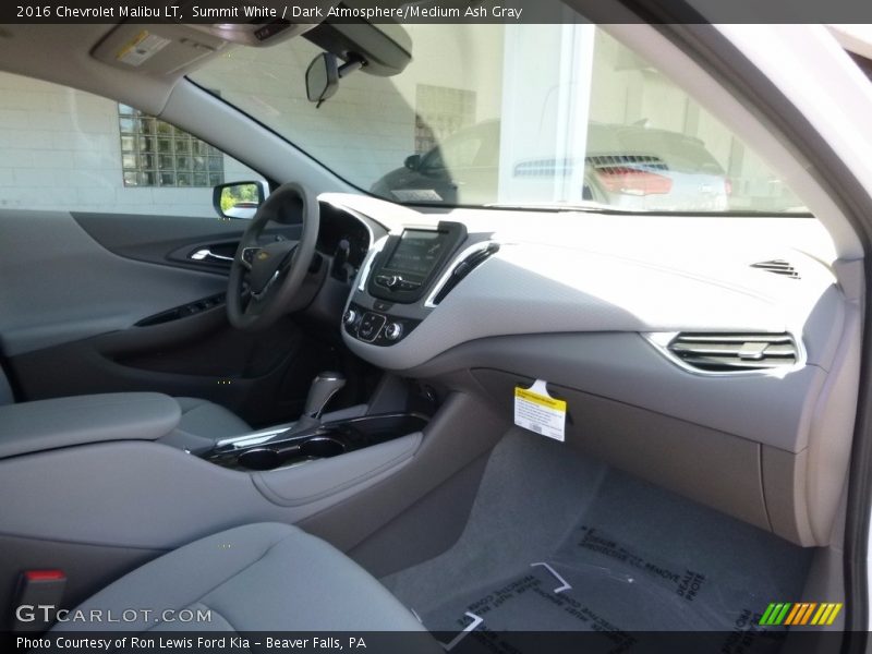 Summit White / Dark Atmosphere/Medium Ash Gray 2016 Chevrolet Malibu LT