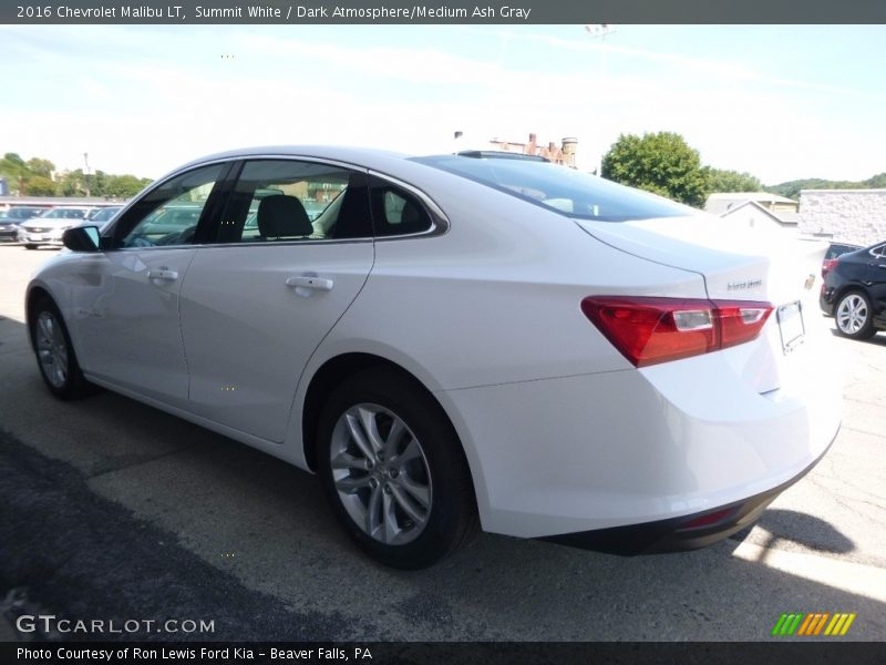 Summit White / Dark Atmosphere/Medium Ash Gray 2016 Chevrolet Malibu LT