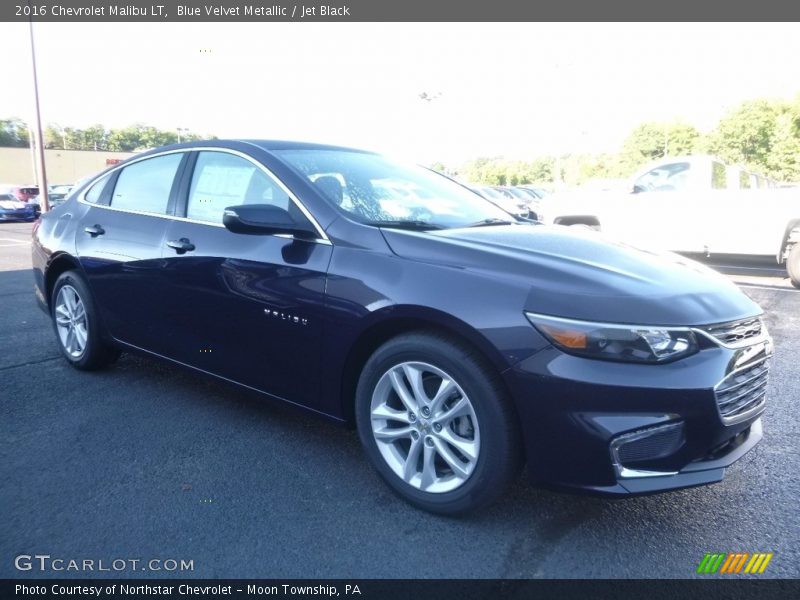 Blue Velvet Metallic / Jet Black 2016 Chevrolet Malibu LT