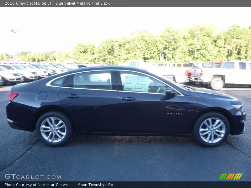 Blue Velvet Metallic / Jet Black 2016 Chevrolet Malibu LT