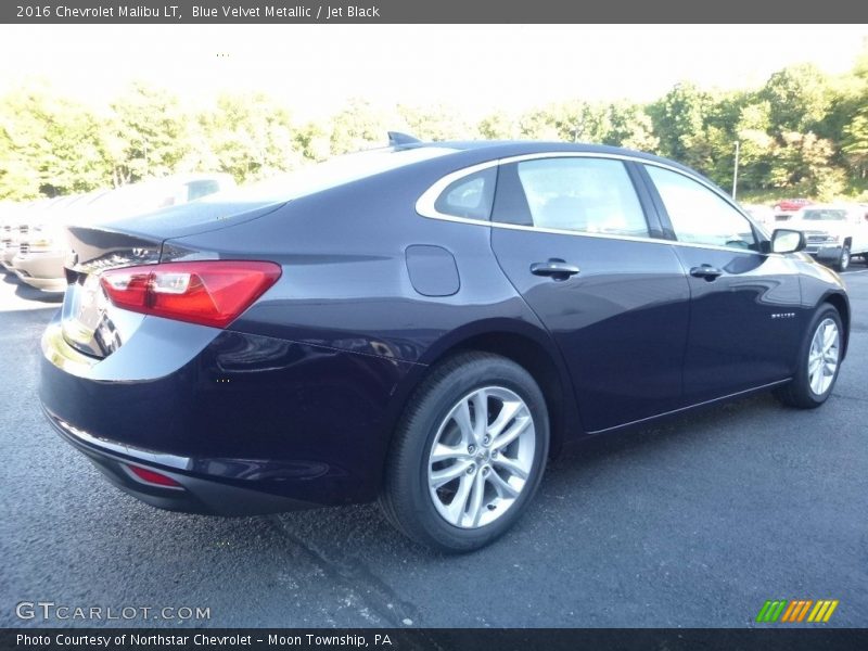 Blue Velvet Metallic / Jet Black 2016 Chevrolet Malibu LT