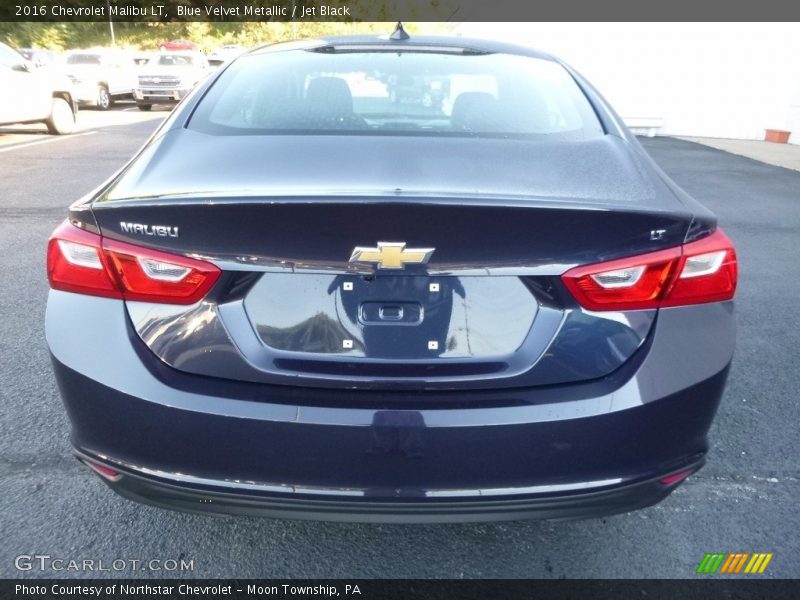 Blue Velvet Metallic / Jet Black 2016 Chevrolet Malibu LT