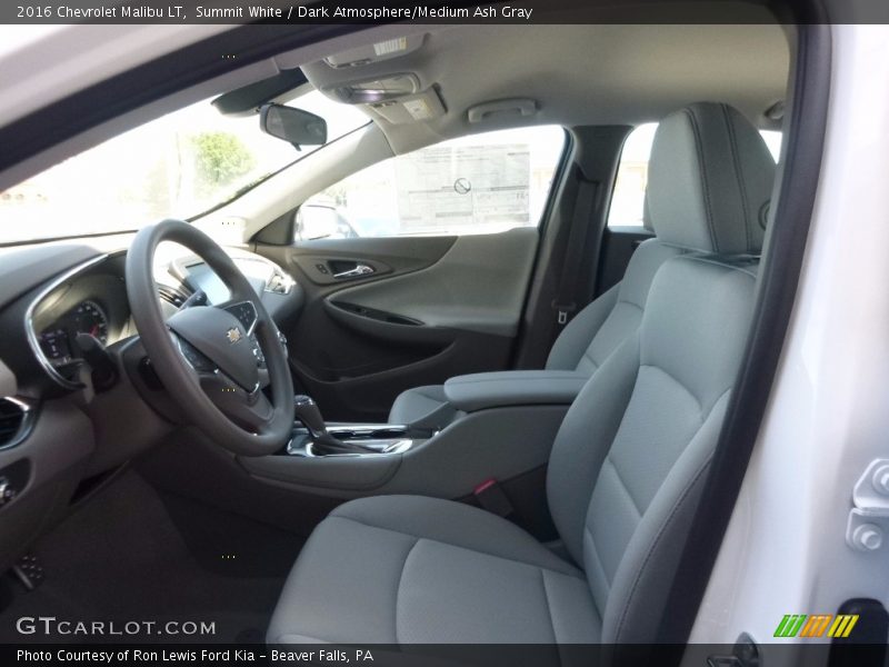 Summit White / Dark Atmosphere/Medium Ash Gray 2016 Chevrolet Malibu LT