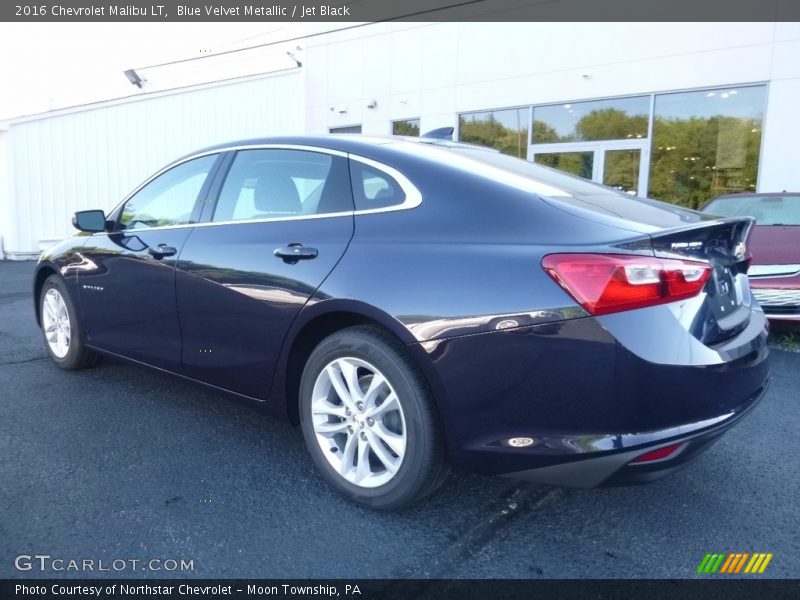 Blue Velvet Metallic / Jet Black 2016 Chevrolet Malibu LT