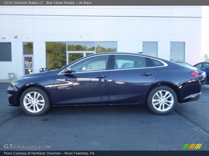 Blue Velvet Metallic / Jet Black 2016 Chevrolet Malibu LT