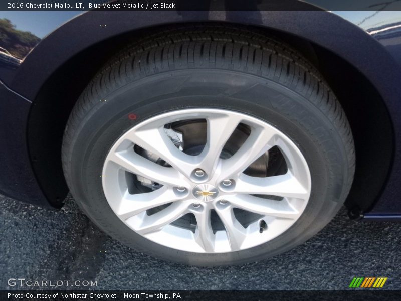 Blue Velvet Metallic / Jet Black 2016 Chevrolet Malibu LT
