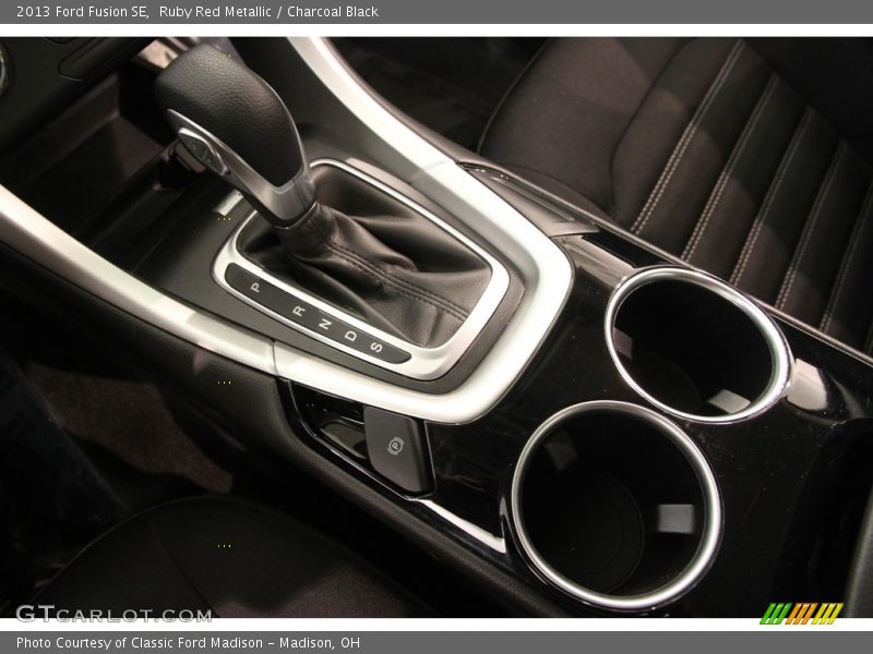 Ruby Red Metallic / Charcoal Black 2013 Ford Fusion SE