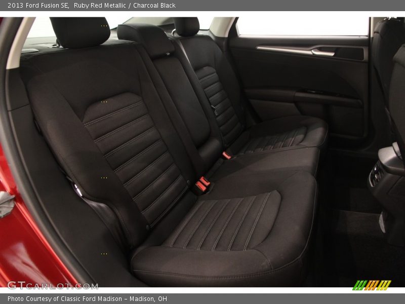 Ruby Red Metallic / Charcoal Black 2013 Ford Fusion SE