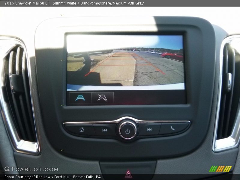 Summit White / Dark Atmosphere/Medium Ash Gray 2016 Chevrolet Malibu LT