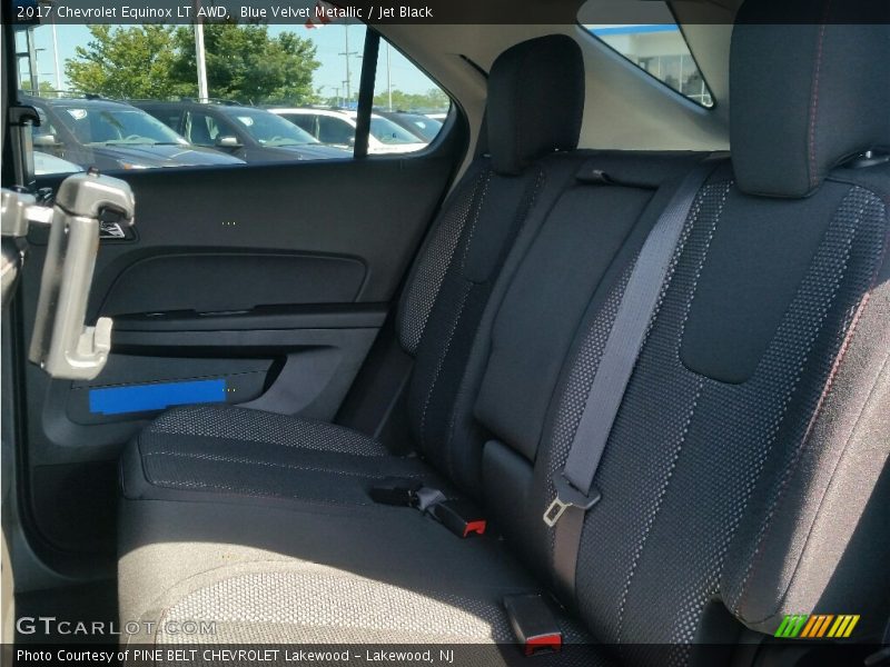 Blue Velvet Metallic / Jet Black 2017 Chevrolet Equinox LT AWD