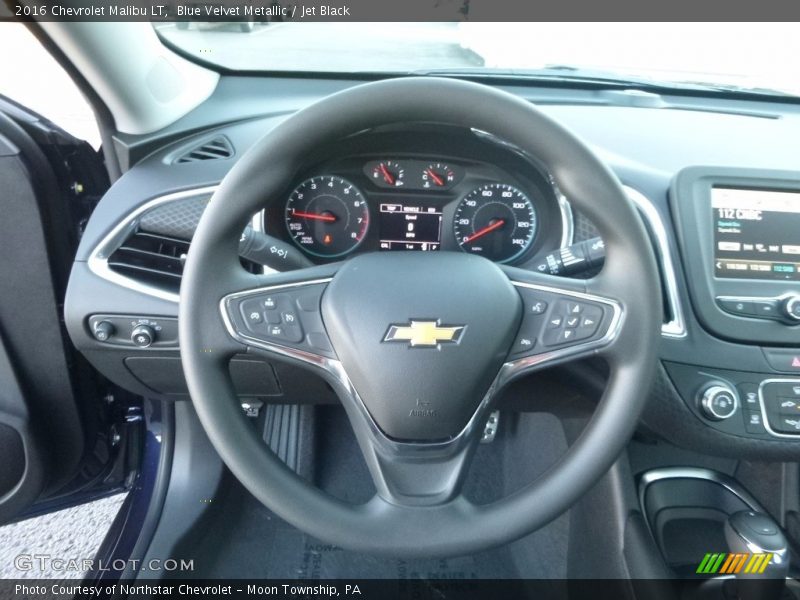 Blue Velvet Metallic / Jet Black 2016 Chevrolet Malibu LT