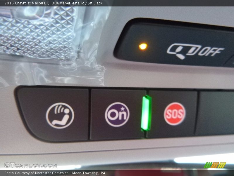 Blue Velvet Metallic / Jet Black 2016 Chevrolet Malibu LT