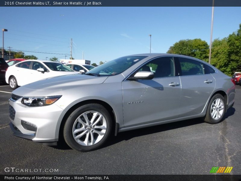 Silver Ice Metallic / Jet Black 2016 Chevrolet Malibu LT