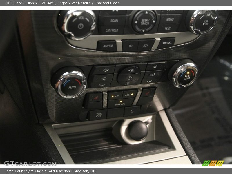 Ingot Silver Metallic / Charcoal Black 2012 Ford Fusion SEL V6 AWD