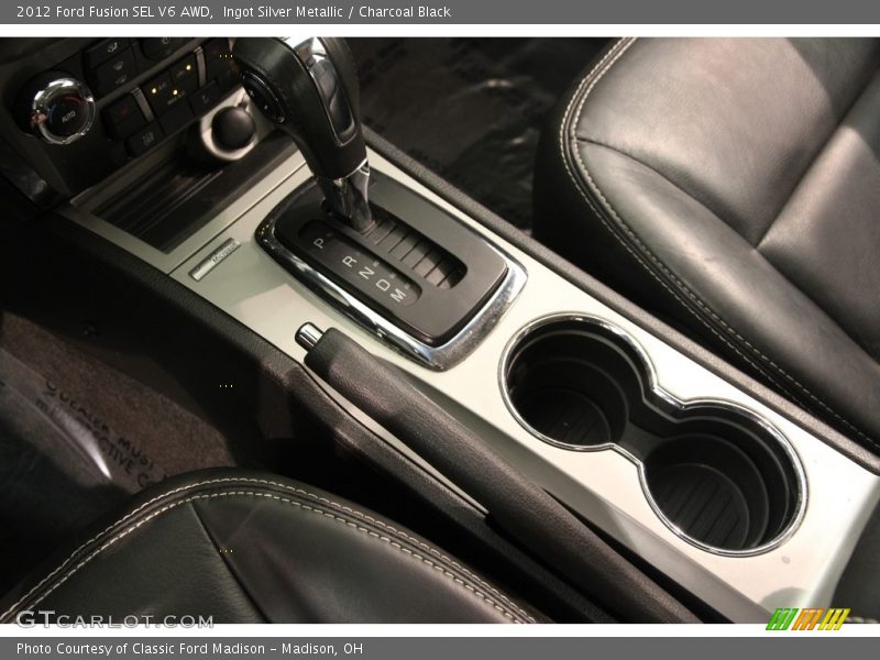 Ingot Silver Metallic / Charcoal Black 2012 Ford Fusion SEL V6 AWD