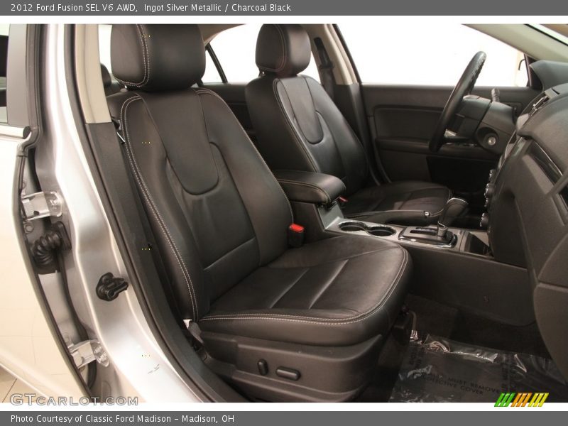 Ingot Silver Metallic / Charcoal Black 2012 Ford Fusion SEL V6 AWD