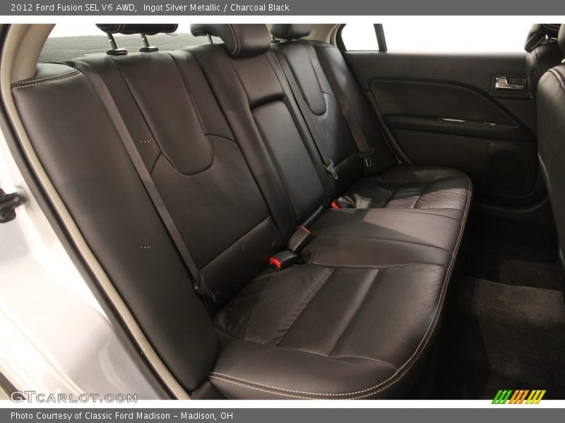 Ingot Silver Metallic / Charcoal Black 2012 Ford Fusion SEL V6 AWD