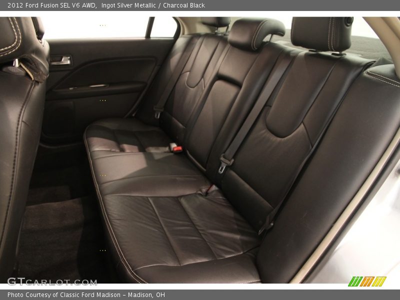 Ingot Silver Metallic / Charcoal Black 2012 Ford Fusion SEL V6 AWD