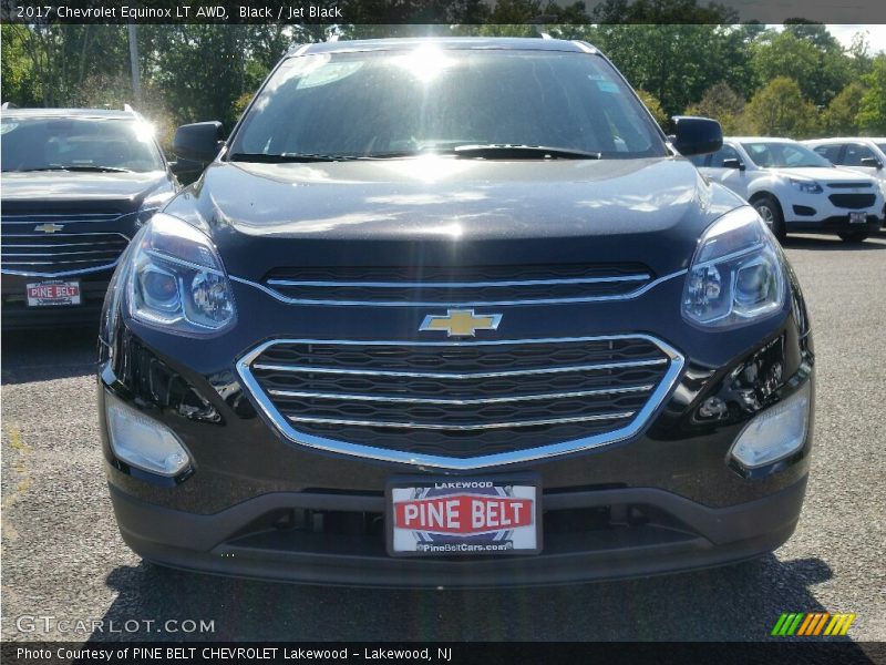 Black / Jet Black 2017 Chevrolet Equinox LT AWD