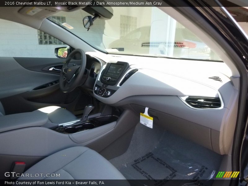 Mosaic Black Metallic / Dark Atmosphere/Medium Ash Gray 2016 Chevrolet Malibu LT