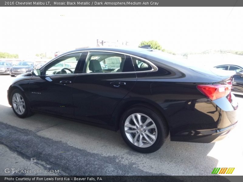 Mosaic Black Metallic / Dark Atmosphere/Medium Ash Gray 2016 Chevrolet Malibu LT