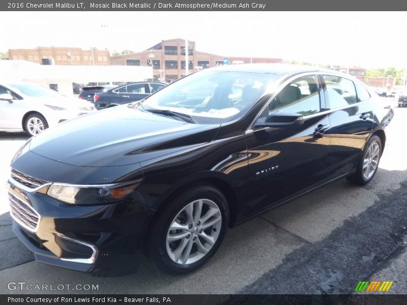 Mosaic Black Metallic / Dark Atmosphere/Medium Ash Gray 2016 Chevrolet Malibu LT