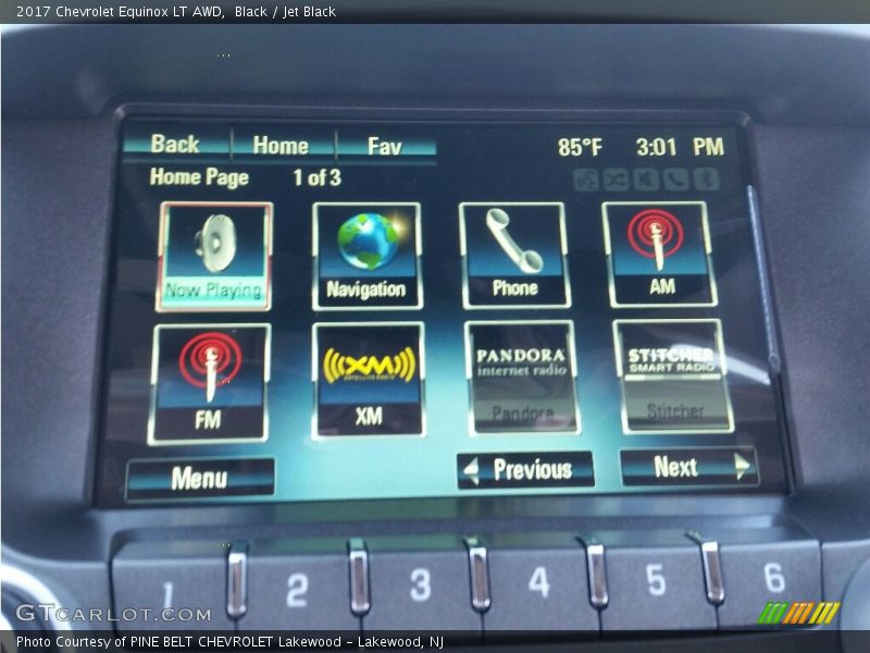 Black / Jet Black 2017 Chevrolet Equinox LT AWD